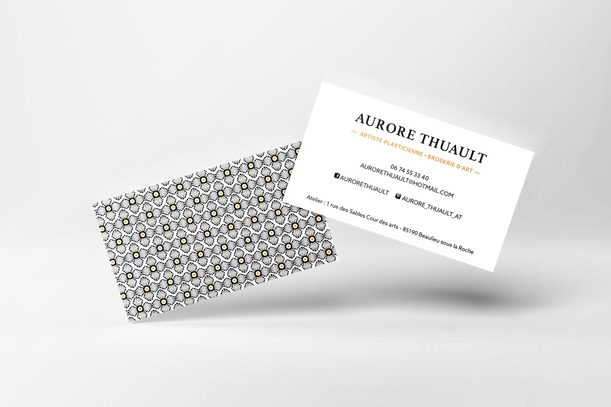 Logotype Aurore Thuault Broderie d'art