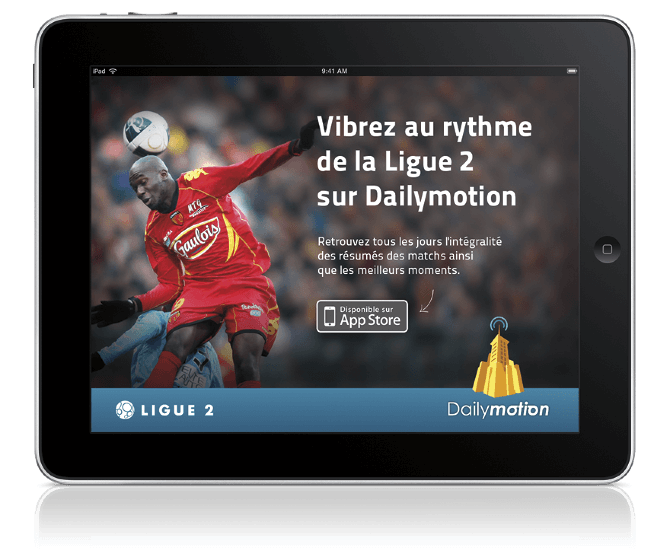 Publicité sur tablette - Dailymotion